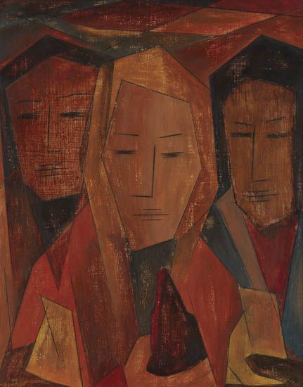MERTON D. SIMPSON (1928 -   ) Untitled (Three Women).